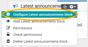 Configure Block