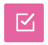 pink quiz icon